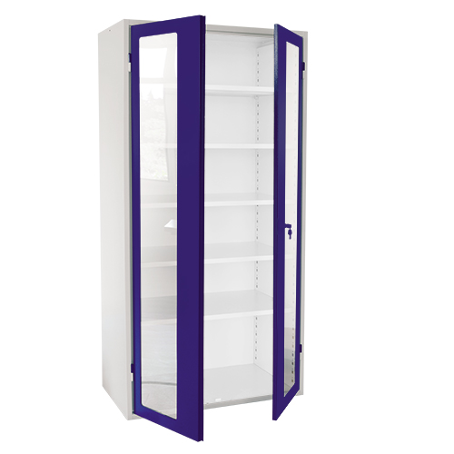 ARMOIRE HAUTE PORTES TRANSPARENTES