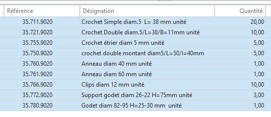 ASSORTIMENT 56 CROCHETS