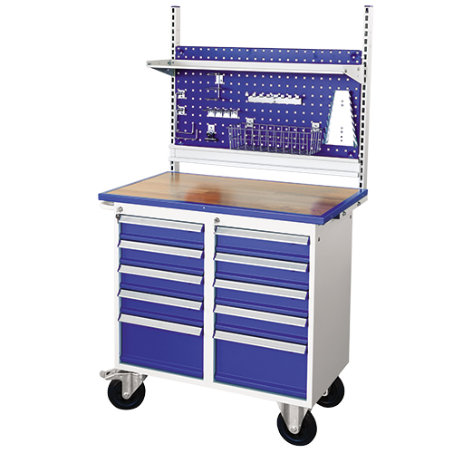 ÉTABLI MOBILE 10 TIROIRS