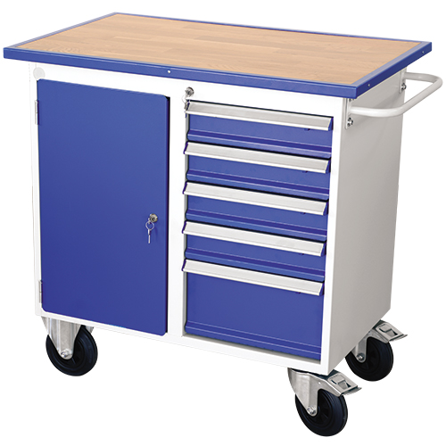 ÉTABLI MOBILE 1 PORTE 5 TIROIRS